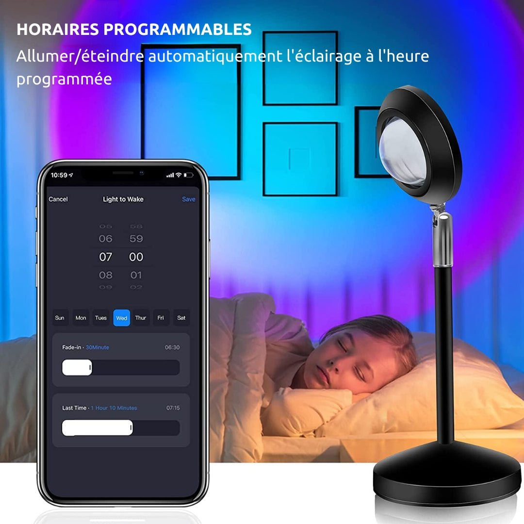 Soléa - Lampe coucher de soleil - All-In-One Emporium