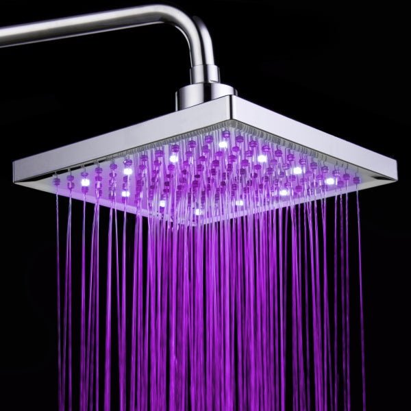 Douche LED 8" sans Piles - All-In-One Emporium