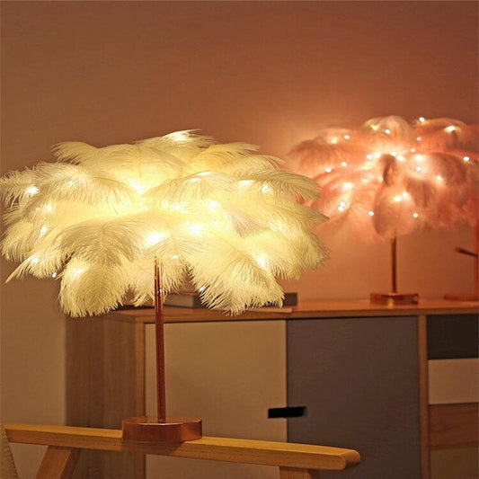 Lampe Plume Créative - All-In-One Emporium